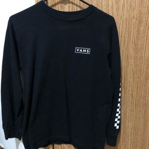 Black Vans Long Sleeve Shirt